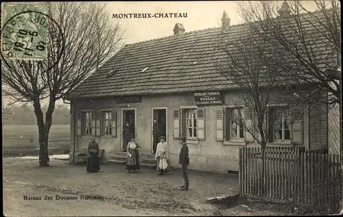 Ak Montreux Château Territoire de Belfort, Bureau des Douances francaises