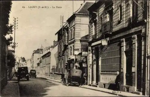 Ak Lagny Seine et Marne, La Poste