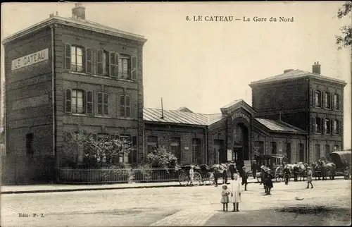 Ak Le Cateau Cambrésis Nord, La Gare du Nord