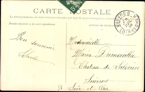 Ak Guérigny Nièvre, Sortie des Ateliers