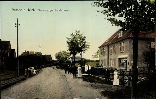 Leuchtfenster Ak Russee Kiel, Rendsburger Landstraße