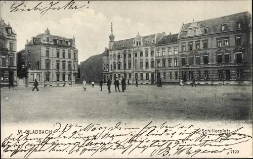 Ak Mönchengladbach am Niederrhein, Schillerplatz