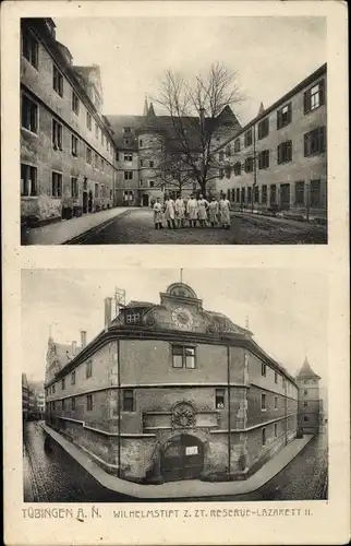 Ak Tübingen am Neckar Baden Württemberg, Blick auf das Wilhelmstift, Reservelazarett II