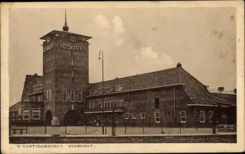 Ak ’s Hertogenbosch Nordbrabant Niederlande, Veemarkt