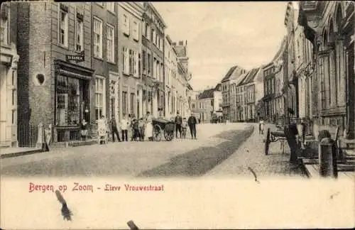 Ak Bergen op Zoom Nordbrabant Niederlande, Lieve Vrouwestraat