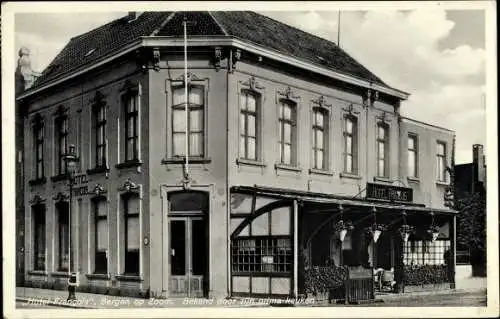 Ak Bergen op Zoom Nordbrabant Niederlande, Hotel Francois, Cafe Restaurant