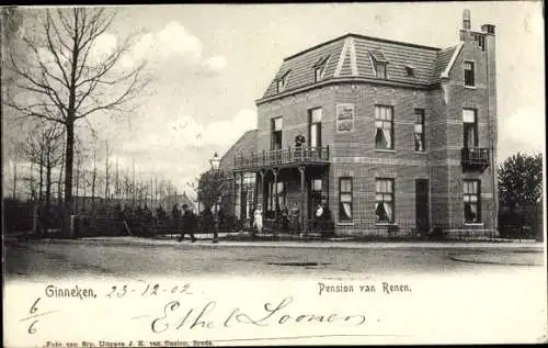 Ak Ginneken en Bavel Nordbrabant, Pension van Renen