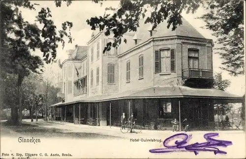 Ak Ginneken en Bavel Nordbrabant, Hotel Duivelsbrug