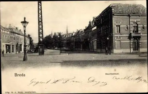 Ak Breda Nordbrabant Niederlande, Mauritsstraat