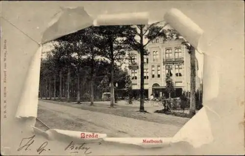 Passepartout Ak Breda Nordbrabant Niederlande, Mastbosch