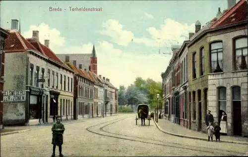 Ak Breda Nordbrabant Niederlande, Terheidenstraat