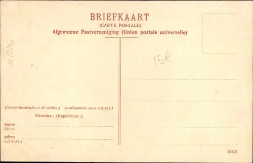 Ak Breda Nordbrabant Niederlande, Stationsplein