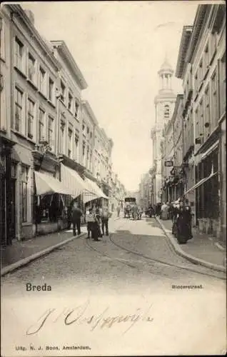 Ak Breda Nordbrabant Niederlande, Ridderstraat