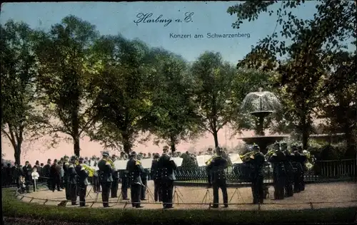 Ak Hamburg Harburg, Konzert am Schwarzenberg