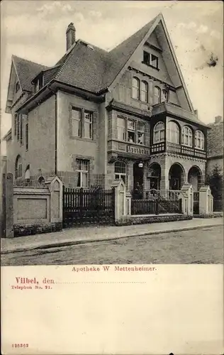 Ak Bad Vilbel in Hessen, Apotheke W. Mettenheimer