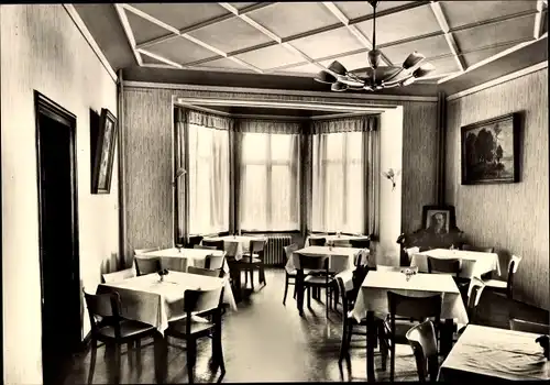 Ak Flöha in Sachsen, Genesungsheim Paul Jäkel, Speisesaal