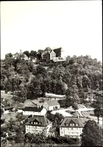 Ak Wolkenstein im Erzgebirge, Teilansicht