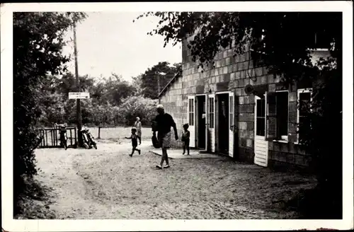 Ak Doorn Utrecht Niederlande, Kampeercentrum Bonte Vlucht, Ingang cantine