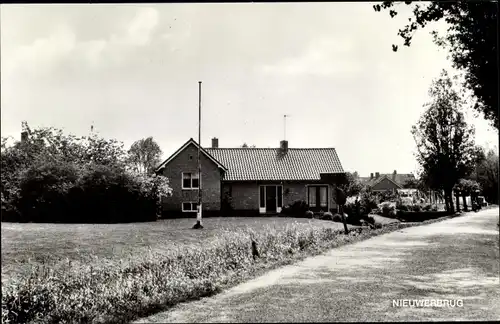 Ak Nieuwerbrug Südholland, Dorfstraße