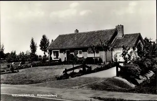 Ak Nieuwerbrug Südholland, Rijksstraatweg