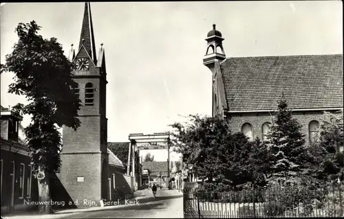 Ak Nieuwerbrug Südholland, Geref. Kerk