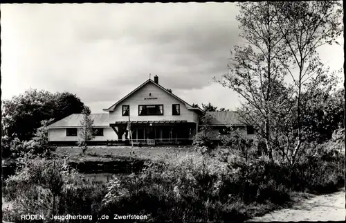 Ak Roden Drenthe Niederlande, Jeugdherberg de Zwerfsteen