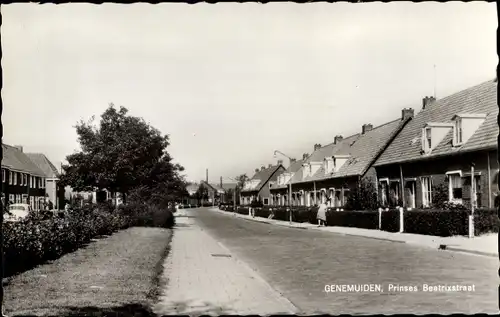 Ak Genemuiden Overijssel Niederlande, Prinses Beatrixstraat