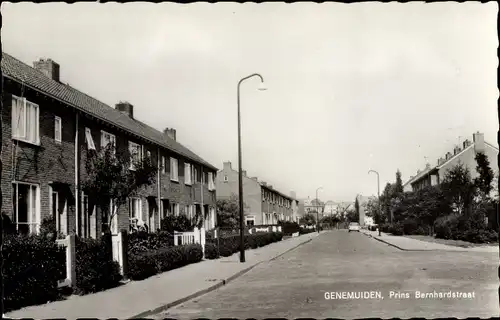 Ak Genemuiden Overijssel Niederlande, Prins Bernhardstraat