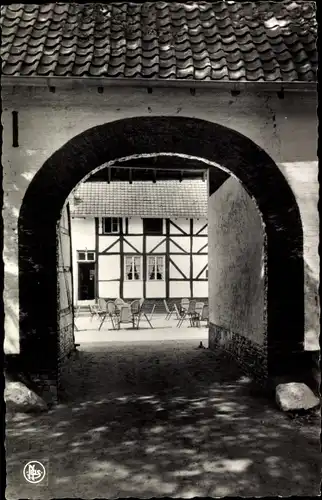 Ak Houthalen Flandern Limburg Belgien, Kelchterhoefs, oude ingangspoort