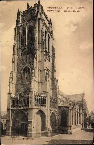 Ak Tongres Tongeren Flandern Limburg, O.L.V. Kerk