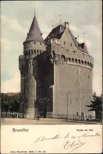Ak Bruxelles Brüssel, Porte de Hal