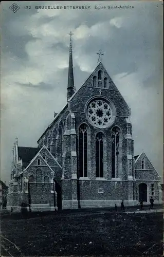 Ak Etterbeek Bruxelles Brüssel, Eglise Saint-Antoine
