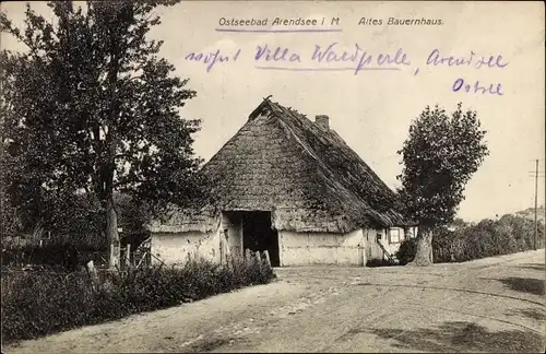 Ak Ostseebad Arendsee Kühlungsborn, Altes Bauernhaus