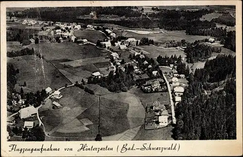 Ak Hinterzarten im Schwarzwald, Flugzeugaufnahme