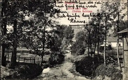 Ak Siegen in Westfalen, Blick nach dem Oberen Schloss