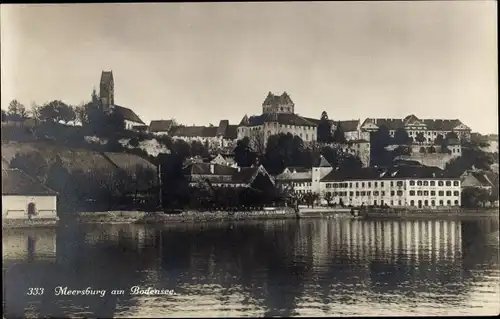 Ak Meersburg am Bodensee, Ortsansicht