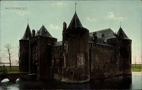 Ak Muiden Nordholland Niederlande, Schloss Muiderslot