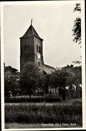 Ak Noorddijk Groningen Niederlande, Herv. Kerk