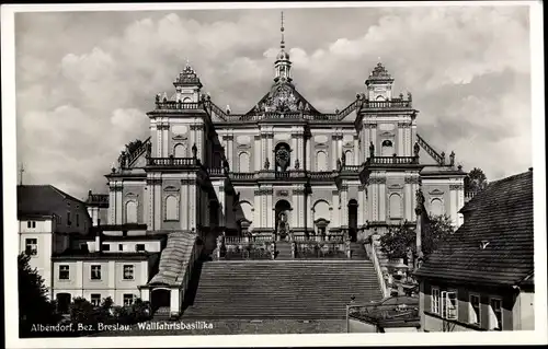 Ak Wambierzyce Albendorf Schlesien, Wallfahrtsbasilika