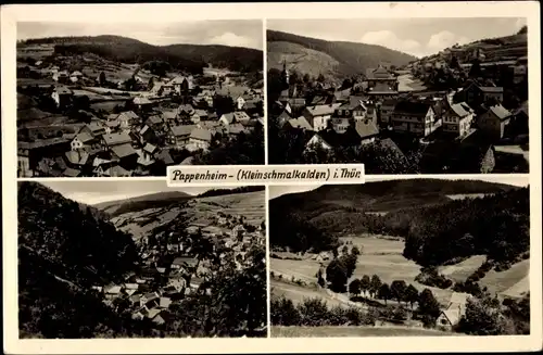 Ak Pappenheim Kleinschmalkalden Floh Seligenthal Thüringen, Panorama