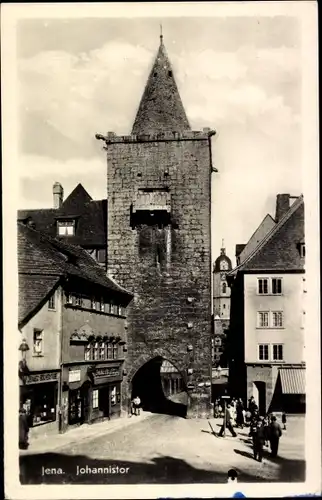 Ak Jena in Thüringen, Partie am Johannistor