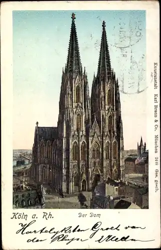 Ak Köln am Rhein, Der Dom