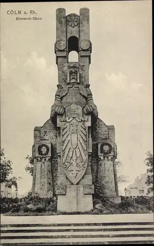 Ak Köln am Rhein, Bismarck-Säule