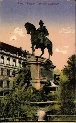 Ak Köln am Rhein, Kaiser Wilhelm-Denkmal