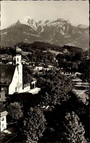 Ak Bischofswiesen in Oberbayern, Ansicht mit Kehlstift und Brett