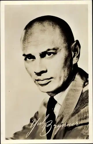 Ak Schauspieler Yul Brynner, Portrait