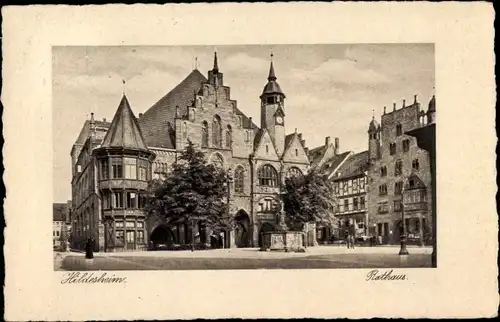 Ak Hildesheim in Niedersachsen, Rathaus