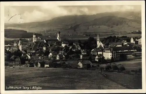 Ak Isny im Allgäu, Ortsansicht