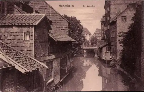 Ak Hildesheim in Niedersachsen, Klein Venedig
