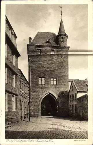 Ak Nideggen in der Eifel, Burg Nideggen, Zülpicher Tor